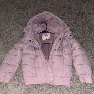 Abercrombie Kids Purple Puffer Jacket